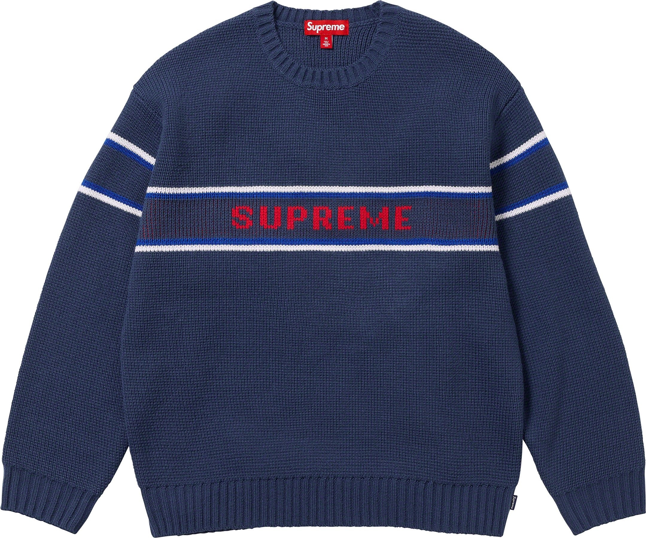 Chest Stripe Sweater view 4